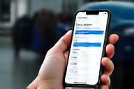 User booking car wash on phone